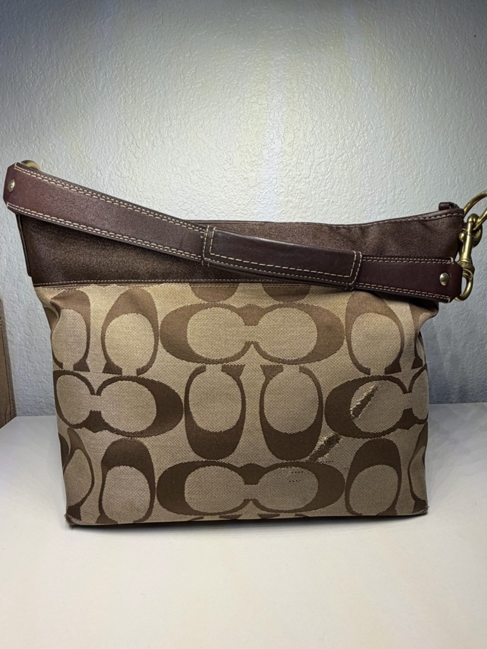 Coach Signature Ergo Hobo
Shoulder Bag Brown No LO771-11689 - Picture 4 of 11